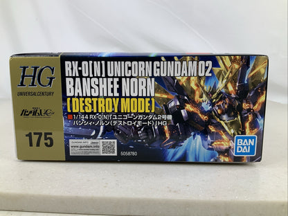 BANDAI HG Unicorn Gundam 02 Banshee Norn RX 0[N] HGUC model kit DISTRESSED BOX5