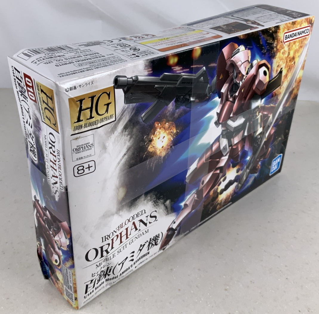 BANDAI HG Amida Hyakuren Gundam IBO 010 1:144 model kit DISTRESSED BOX6
