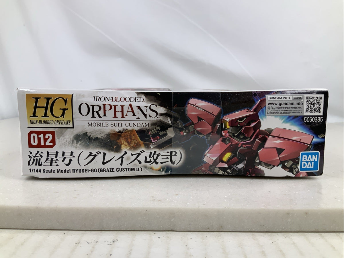 BANDAI HG Ryusei go Graze Custom II IBO 012 1:144 model kit DISTRESSED BOX4