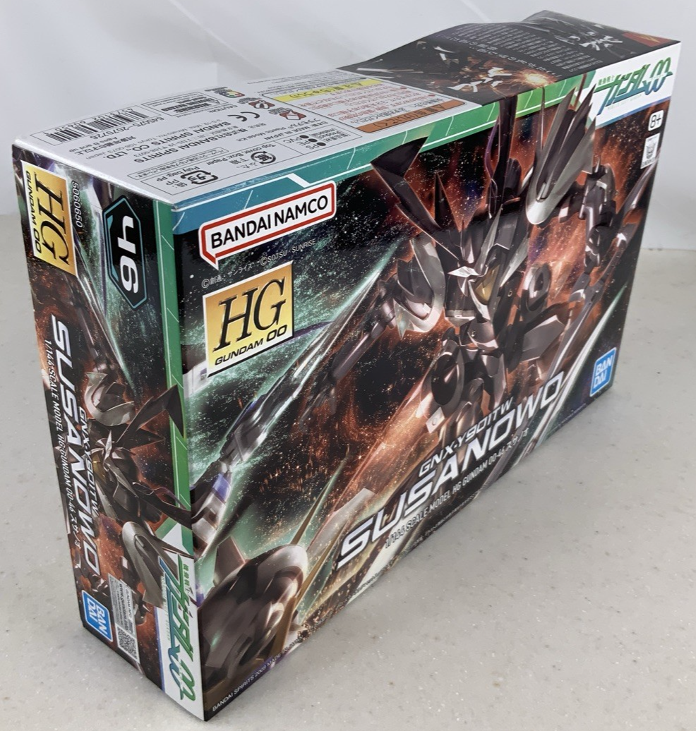 BANDAI HG Susanowo GNX Y901TW Gundam 00 46 1:144 model kit DISTRESSED BOX6