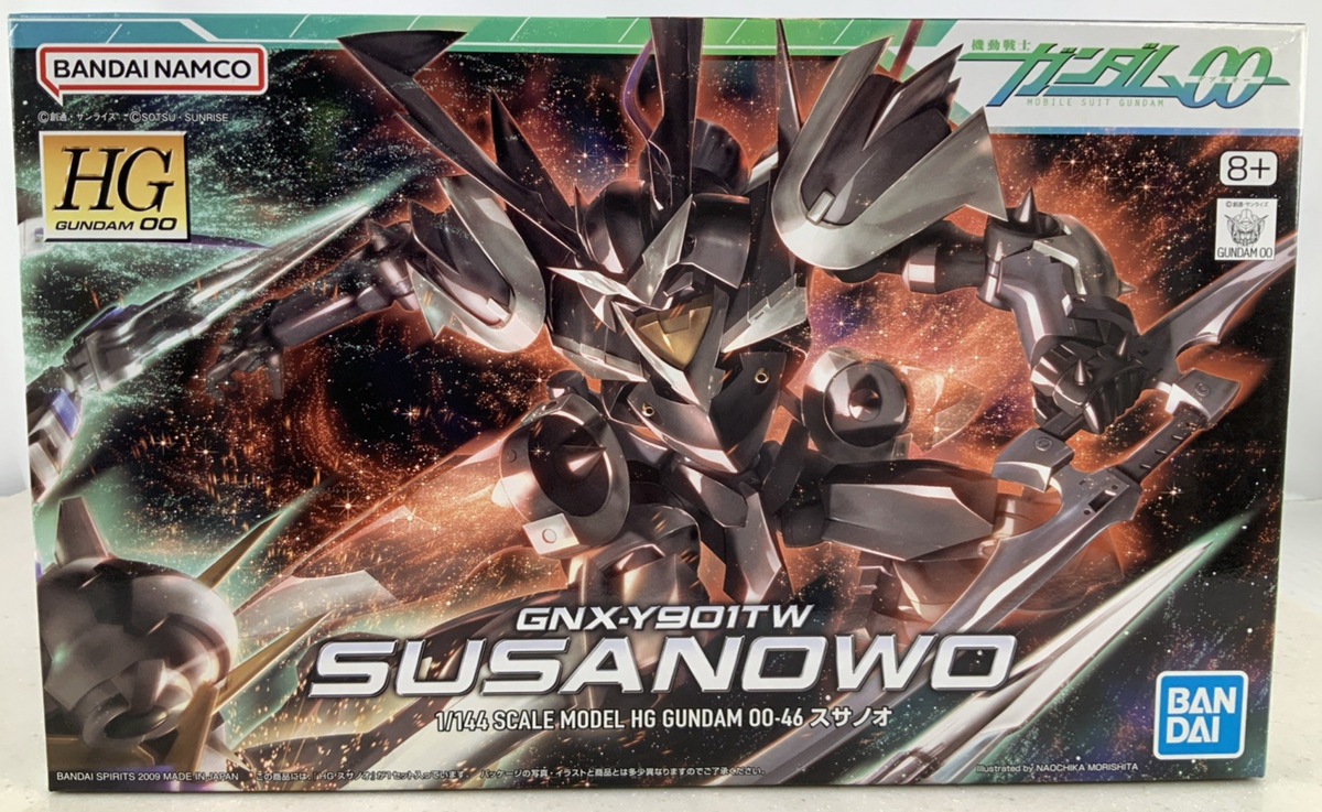 BANDAI HG Susanowo GNX Y901TW Gundam 00 46 1:144 model kit DISTRESSED BOX0