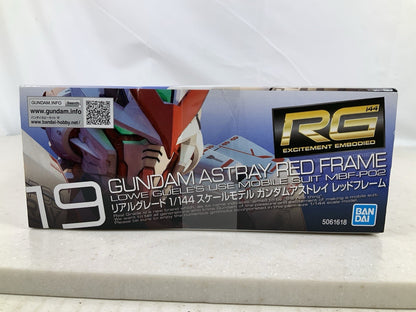 BANDAI RG Gundam Astray Red Frame 19 1:144 model kit DISTRESSED BOX4