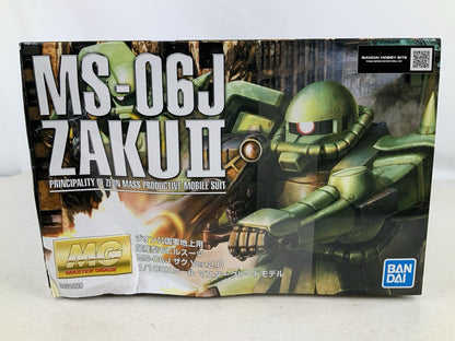 BANDAI MG Zaku II Ver.2.0 MS 06J 1:100 model kit DISTRESSED BOX5