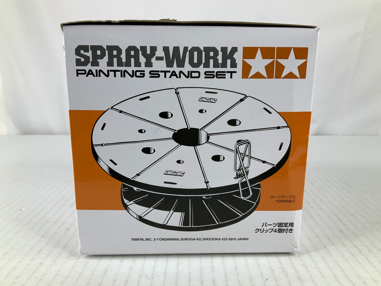 TAMIYA spray work Painting Stand Set model kit DISTRESSED BOX