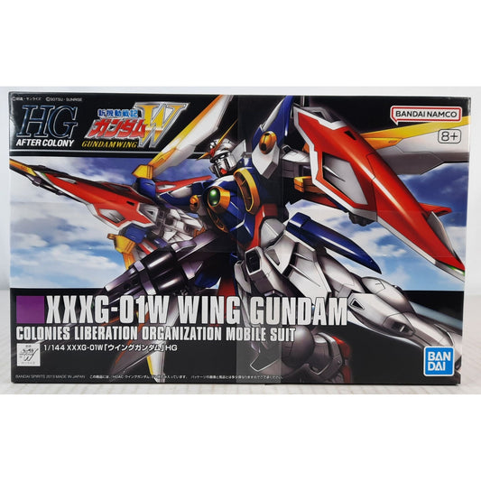 BANDAI HG Wing Gundam XXXG-01W 162 1:144 CLO HGAC model kit DISTRESSED BOX
