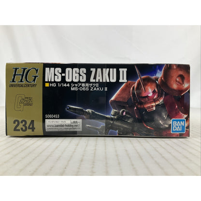 BANDAI HG MS-06S Char Aznable Zaku II 2 234 HGUC 1:144 model kit DISTRESSED BOX