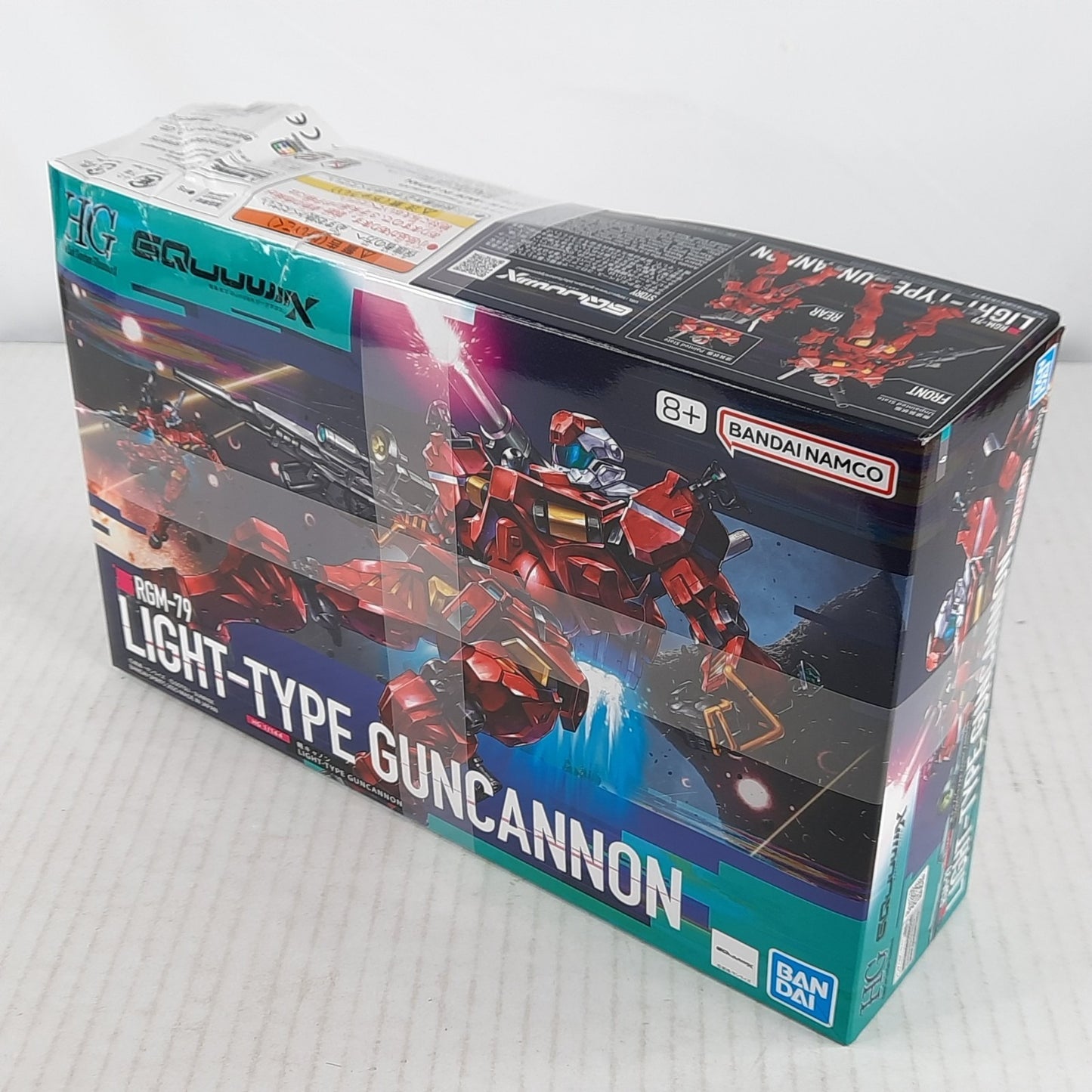 BANDAI HG RGM-79 Light Type Guncannon Gundam GQ GQuuuuuux model DISTRESSED BOX