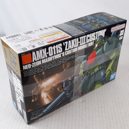 BANDAI AMX-011S ZAKU III custom Mashymre 003 1:144 model kit DISTRESSED BOX
