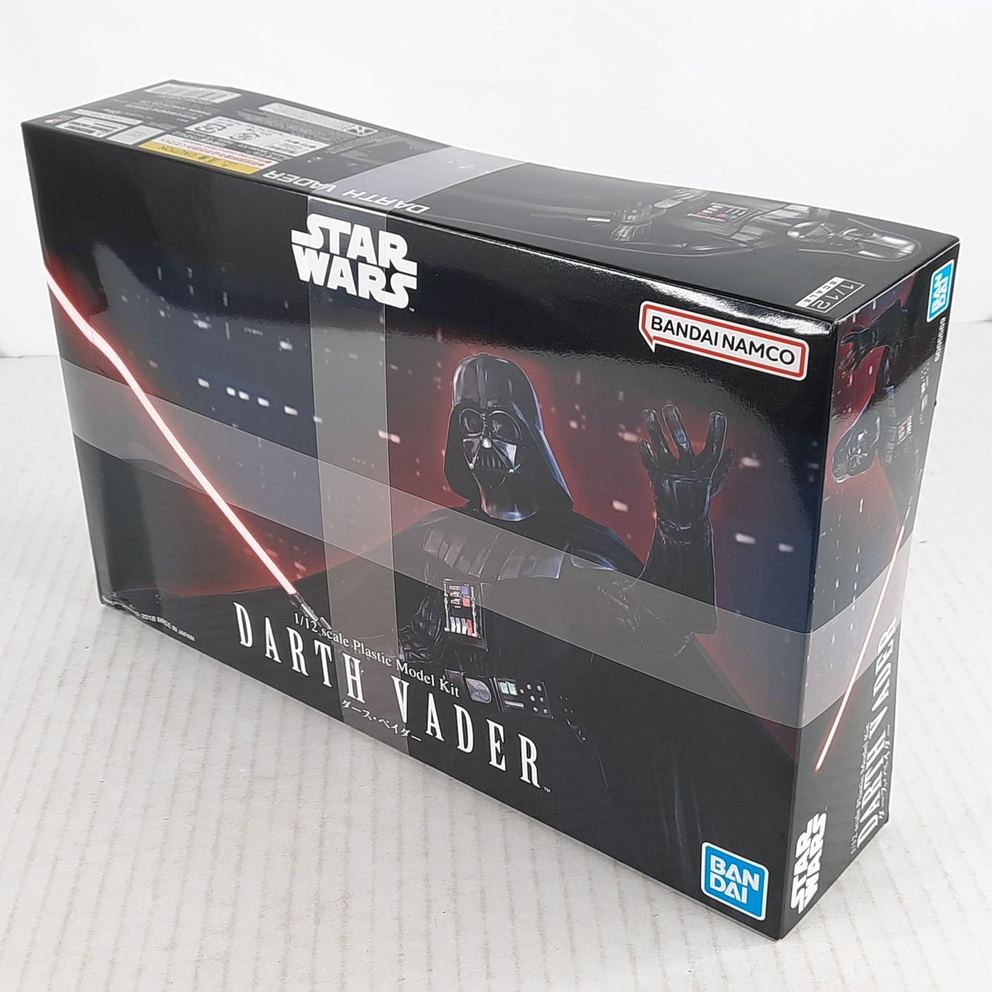 BANDAI Star Wars Darth Vader figure 1:12 scale model kit DISTRESSED BOX