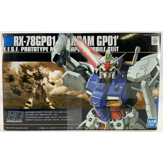 BANDAI HG RX-78GP01 RX-78 GP01 Zephyrantes 013 1:144 model kit DISTRESSED BOX