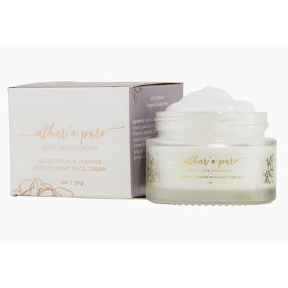 New In Box Athar’a Pure Exotic Skin Essentials Superfruit Jasmine Face Cream 30g