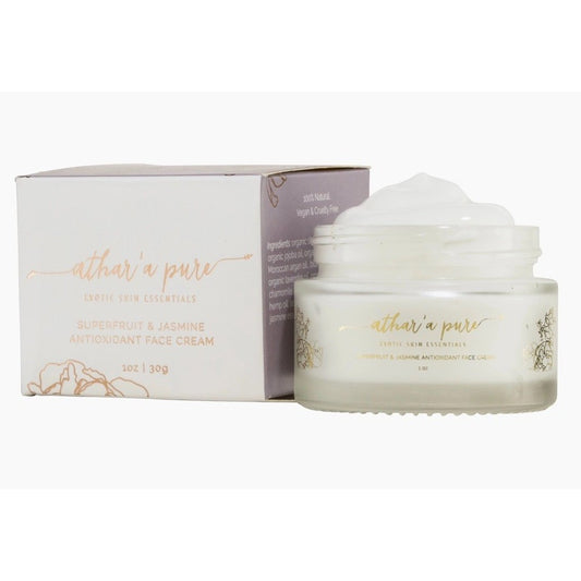 New In Box Athar’a Pure Exotic Skin Essentials Superfruit Jasmine Face Cream 30g