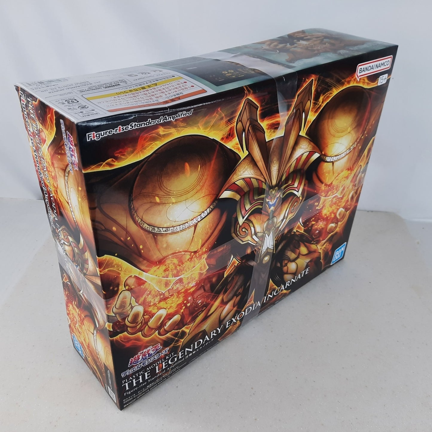 BANDAI Legendary Exodia Incarnate Yu-Gi-Oh model kit DISTRESSED BOX