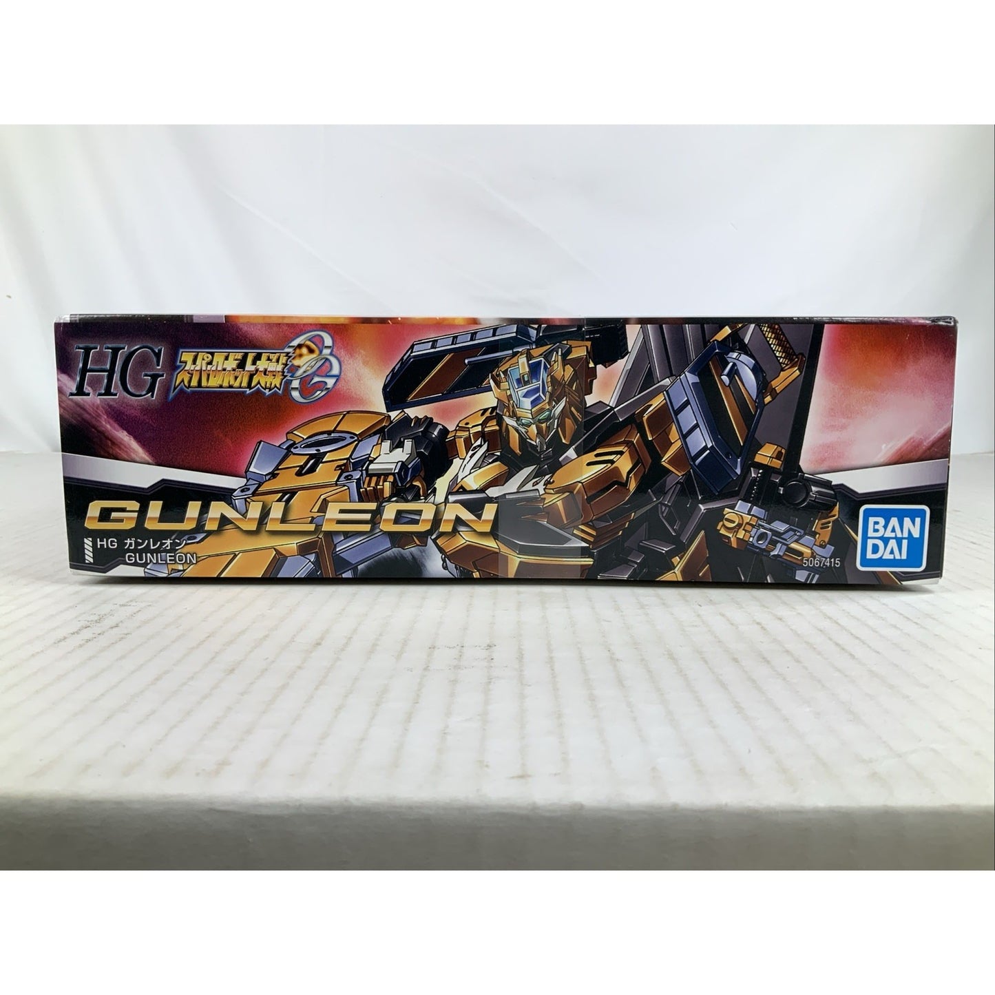 BANDAI HG Gunleon Super Robot Wars model kit DISTRESSED BOX