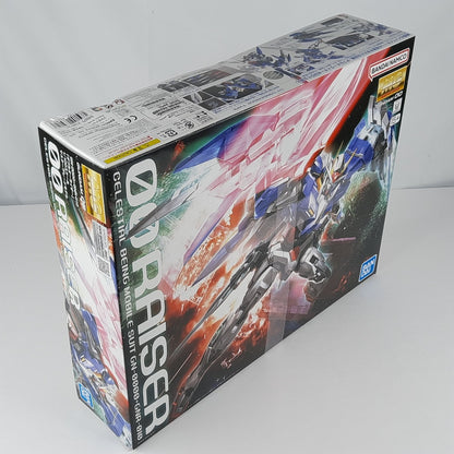 BANDAI MG 00 Raiser Gundam GN0000+GNR010 1:100 model kit DISTRESSED BOX