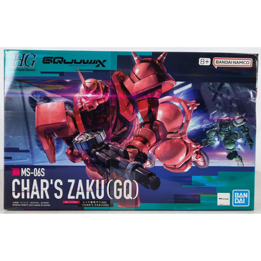 BANDAI HG Char's Zaku GQ GQuuuuuux 1:144 model kit DISTRESSED BOX