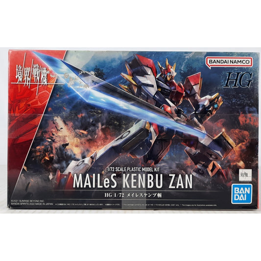 BANDAI HG Mailes Kenbu Zan 10 1:72 model kit DISTRESSED BOX