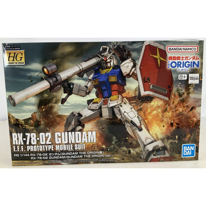 BANDAI HG RX-78-02 Gundam The Origin 1:144 model kit DISTRESSED BOX