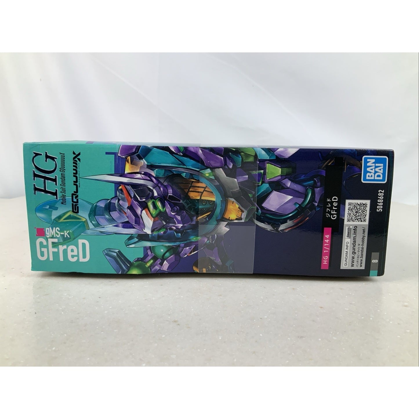 BANDAI HG GFreD GQ Gundam GQuuuuuuuX gms-k 8 1:144 model kit DISTRESSED BOX