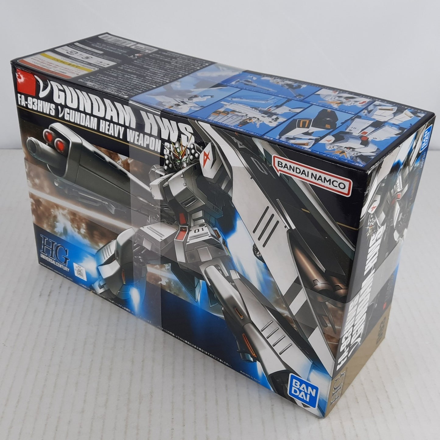 BANDAI HG Nu V Gundam HWS FA-93HWS 093 1:144 model kit DISTRESSED BOX