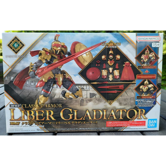 BANDAI 30MF Class Up Armor Liber Gladiator model kit DISTRESSED BOX