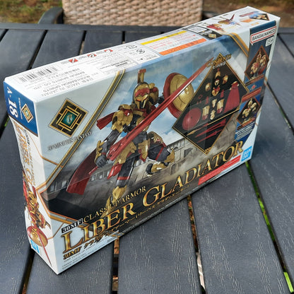 BANDAI 30MF Class Up Armor Liber Gladiator model kit DISTRESSED BOX