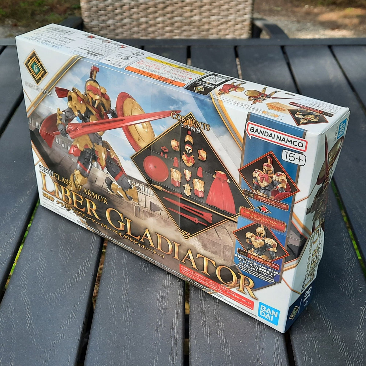 BANDAI 30MF Class Up Armor Liber Gladiator model kit DISTRESSED BOX