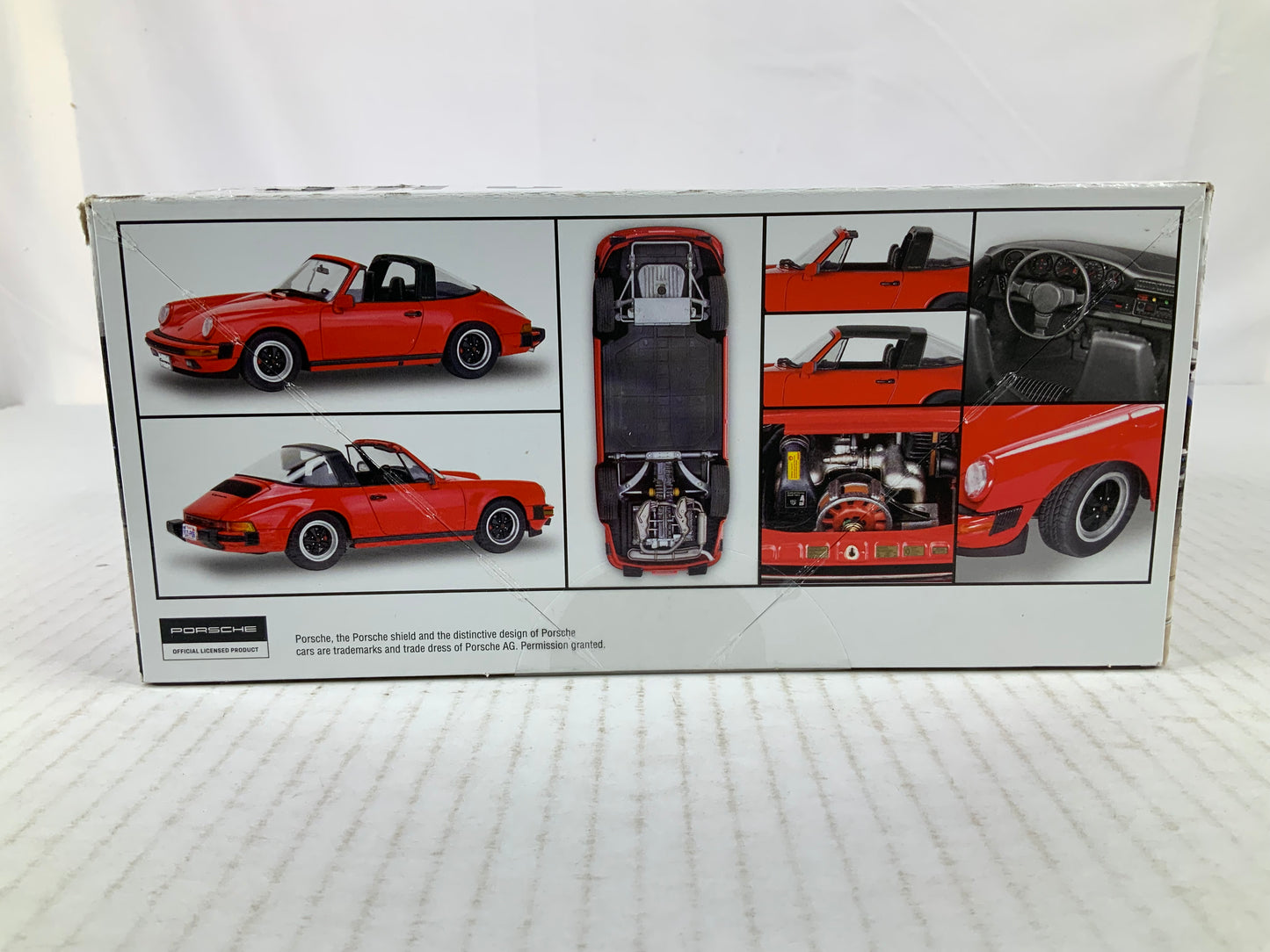 REVELL Porsche 911 Carrera 3.2 Targa 1:24 model kit DISTRESSED BOX