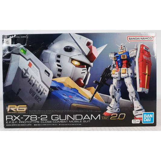 BANDAI RG RX-78-2 Gundam Ver. 2.0 40 model kit DISTRESSED BOX