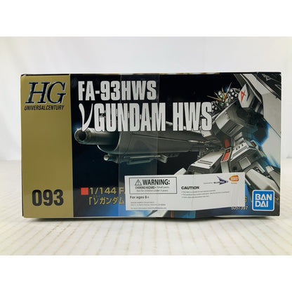 BANDAI HG Nu V Gundam HWS FA-93HWS 093 1:144 model kit DISTRESSED BOX