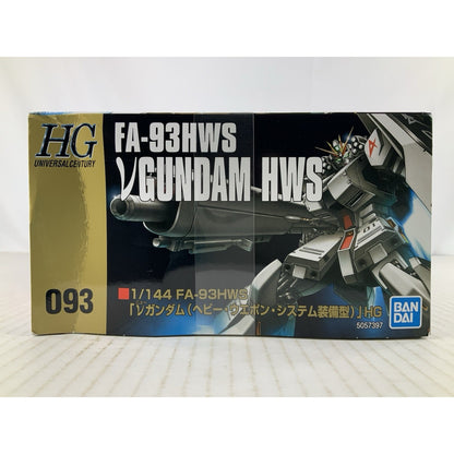 BANDAI HG Nu V Gundam HWS FA-93HWS 093 1:144 model kit DISTRESSED BOX