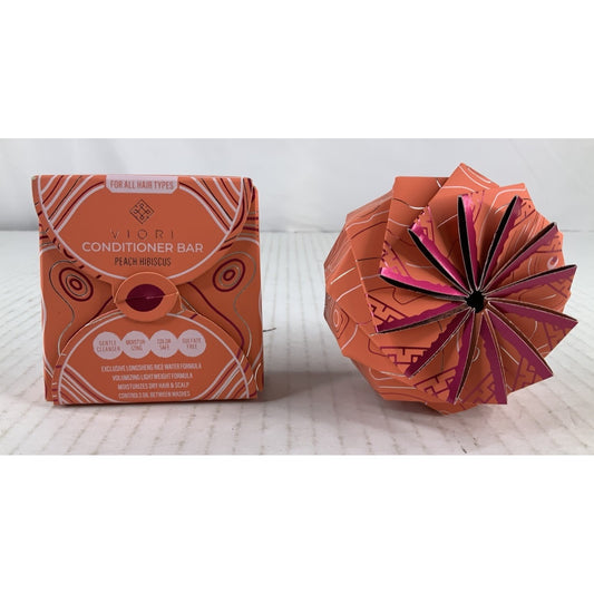 VIORI Peach Hibiscus Shampoo & Conditioner Bars Full Size Limited Edition Set
