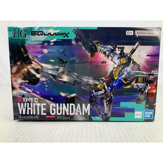 BANDAI GQ White Gundam RX-78-02 1:144 HG model kit DISTRESSED BOX