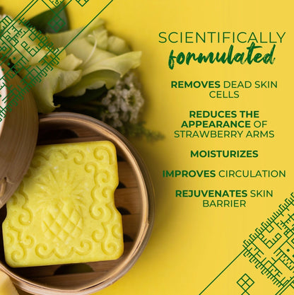 Viori Pineapple Exfoliating Sugar Scrub Bar limited edition