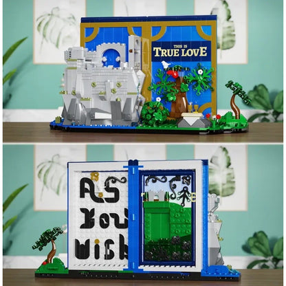 Princess Fairytale Bride Building Block As You Wish Book Compatible Moc Set