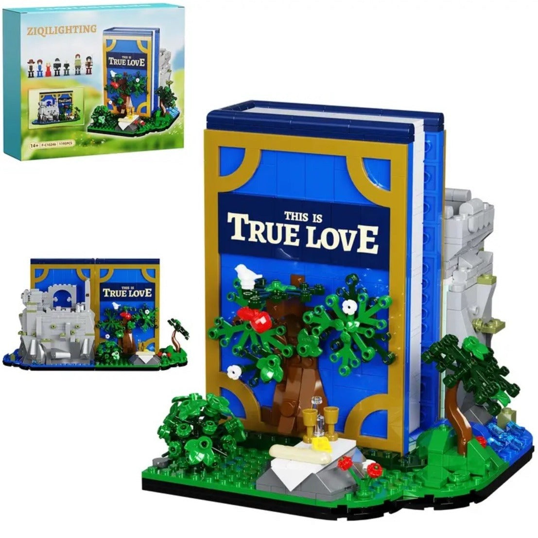 Princess Fairytale Bride Building Block As You Wish Book Compatible Moc Set