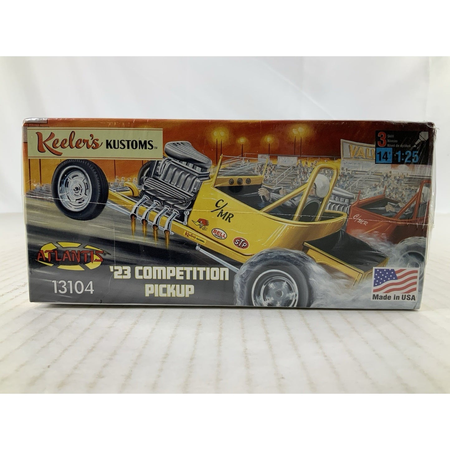 ATLANTIS Keelers Kustoms 23 Competition T Pickup 1:25 model kit DISTRESSED BOX