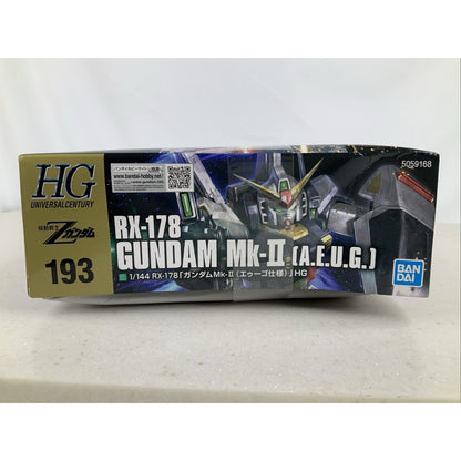 BANDAI HG RX-178 Gundam Mk-II AEUG Z HGUC 193 1:144 model kit DISTRESSED BOX