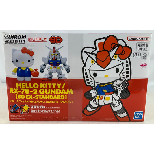 BANDAI Hello Kitty RX-78-2 Gundam SD EX Standard model kit DISTRESSED BOX