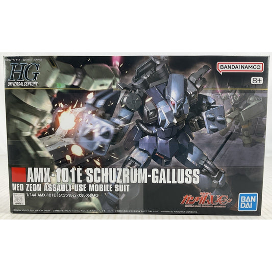 BANDAI HG AMX-101E Schuzrum Galluss 1:144 HGUC model kit DISTRESSED BOX