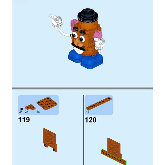 Moc Bricks Potato Head Couple Building Block Compatible Set Mr.  Mrs. Set 749pcs