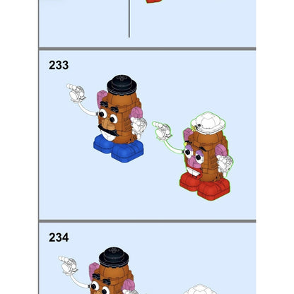 Moc Bricks Potato Head Couple Building Block Compatible Set Mr.  Mrs. Set 749pcs