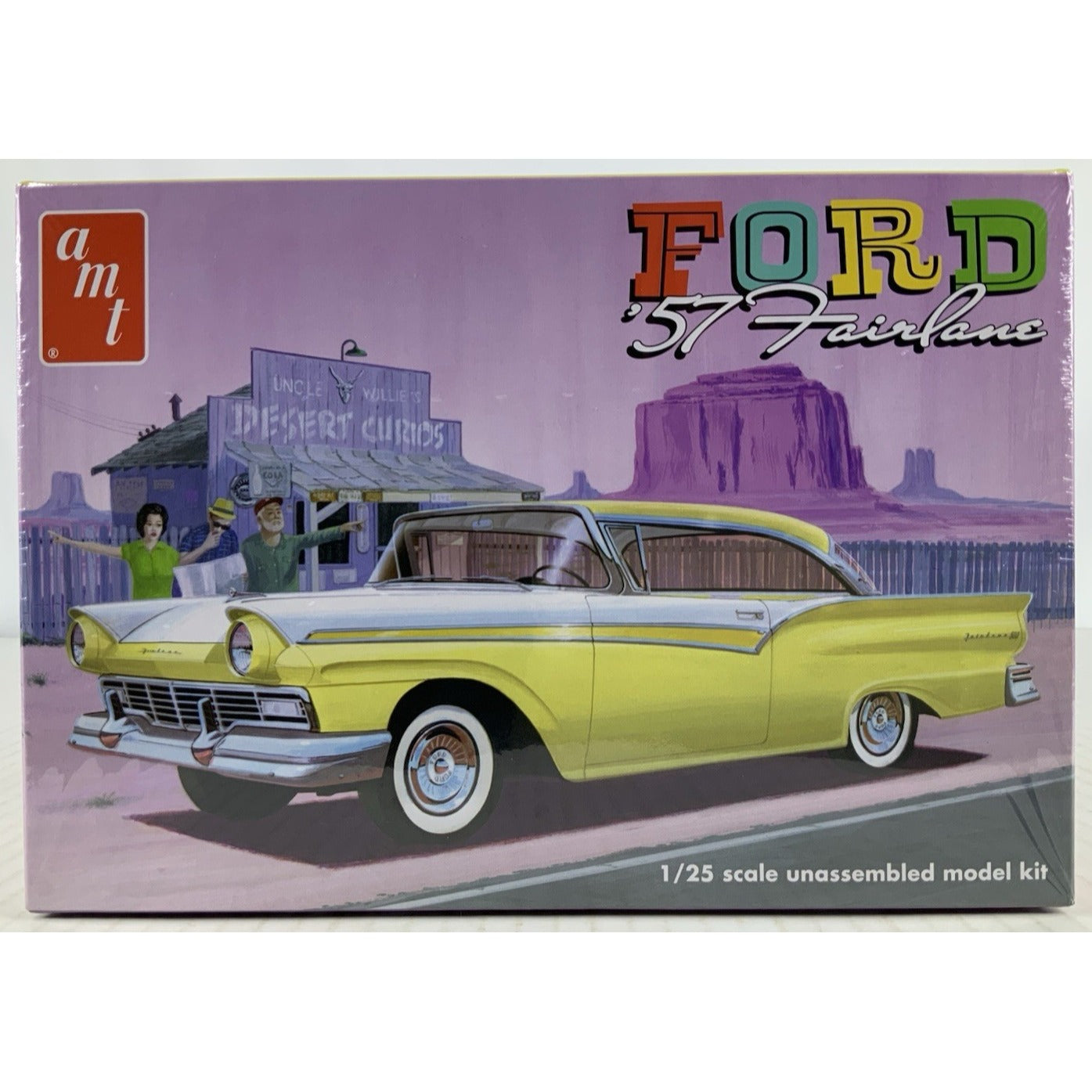 AMT 57 Ford Fairlane Hardtop 3n1 1957 1:25 model kit