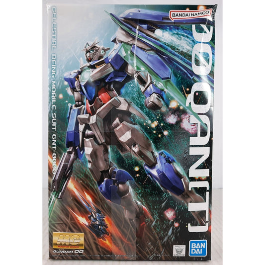 BANDAI MG 00 Qan[T] Gundam GNT-0000 celestial 1:100 model kit DISTRESSED BOX