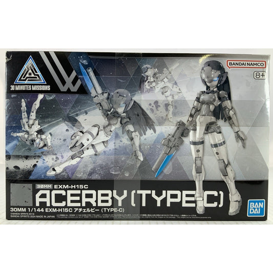 BANDAI EXM-H15C Acerby Type C 30MM 56 1:144 model kit DISTRESSED BOX