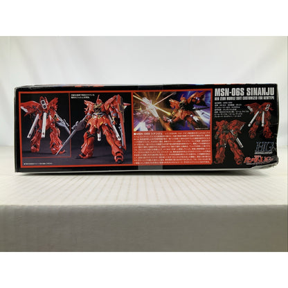 BANDAI HG MSN-06S Sinanju Gundam newtype HGUC 116 1:144 model kit DISTRESSED BOX