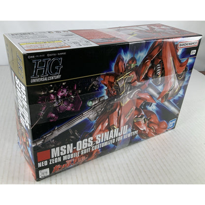 BANDAI HG MSN-06S Sinanju Gundam newtype HGUC 116 1:144 model kit DISTRESSED BOX
