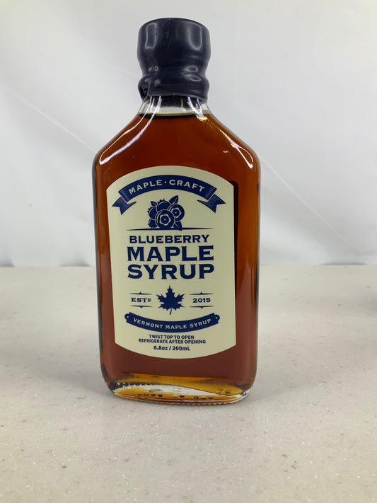 Blueberry Vermont Maple Craft Syrup 6.8 oz Gourmet Craftmade USDA Organic