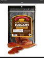 Maple Craft Candied Pork Bacon Jerky Sweet Smoky 2 oz bag