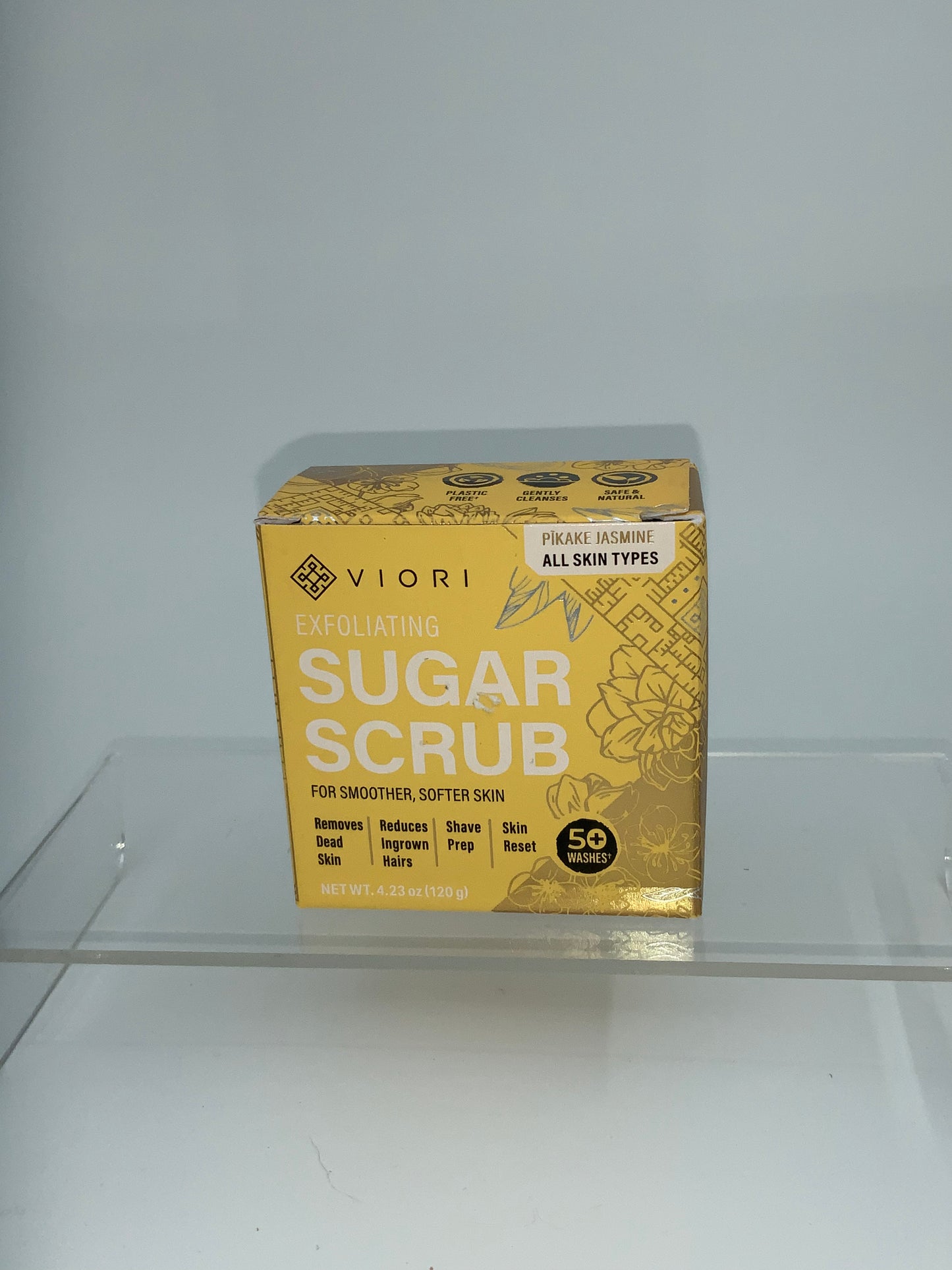 Viori Pikake Jasmine Exfoliating Sugar Scrub Bar limited edition